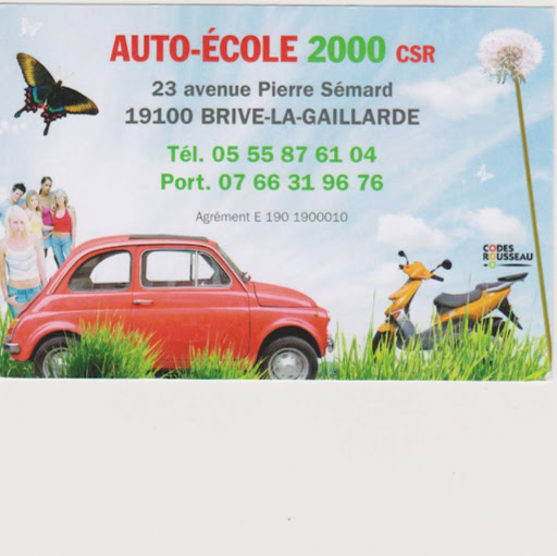 Auto Ecole 2000 CSR logo