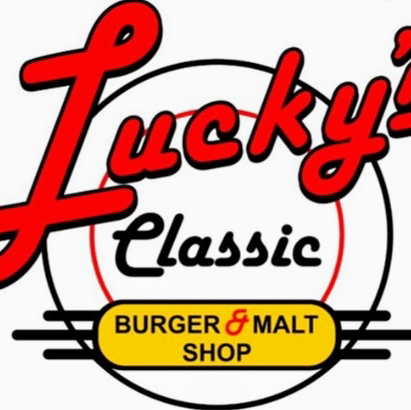 Lucky's Classic Burger & Malt Shop logo