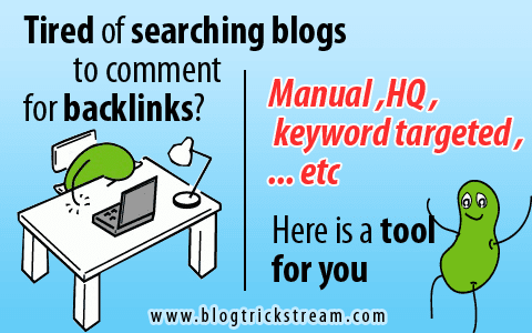 find sites to comment backlinks