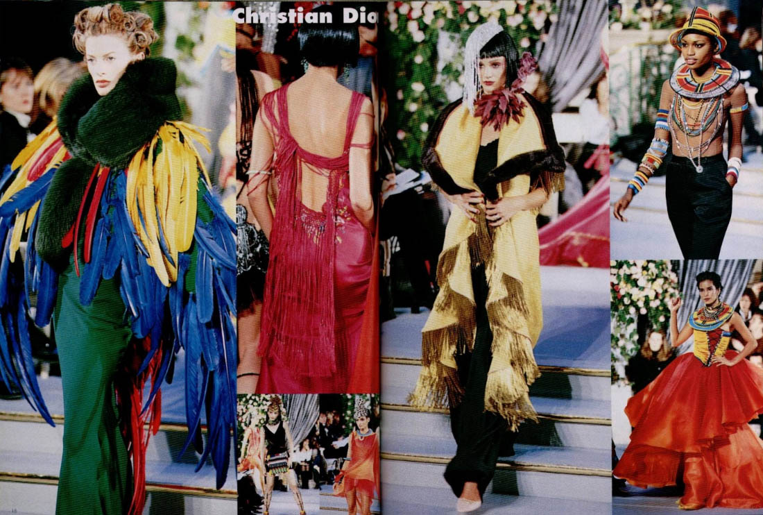 John Galliano for Christian Dior Spring Summer 1997 Haute Couture