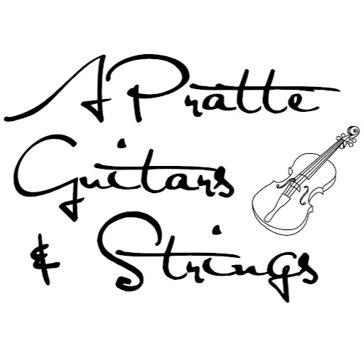 A Pratte Guitars & Strings logo