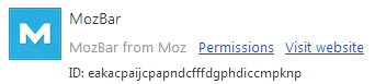 MozBar MozBar