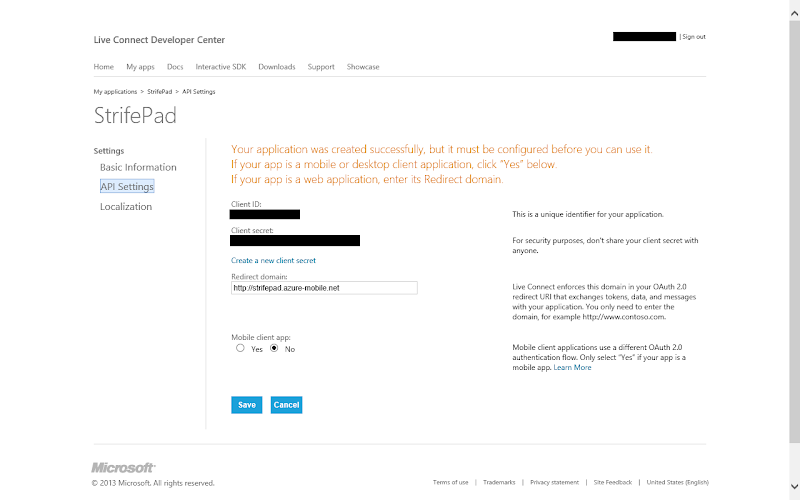 การยืนยันตัวตนผู้ใช้ด้วย Microsoft Account