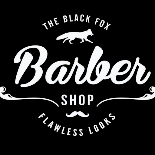 The Black Fox Barber Shop logo