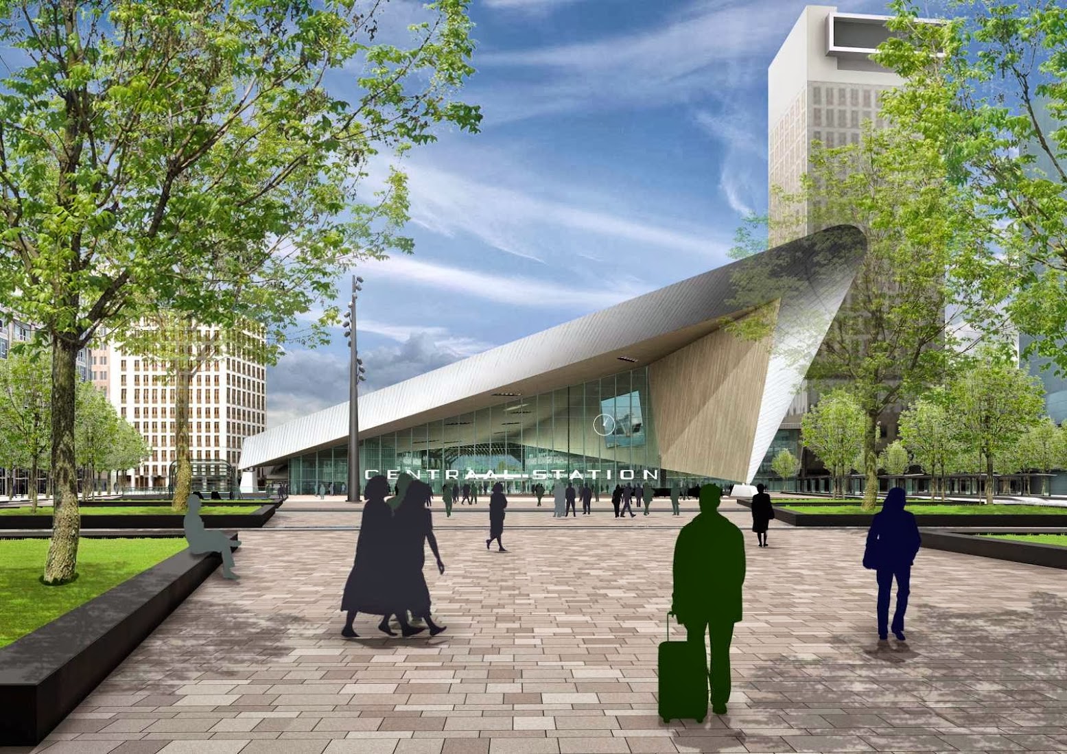 Rotterdam, Paesi Bassi: [ROTTERDAM CENTRAL STATION OPENS IN 2014]