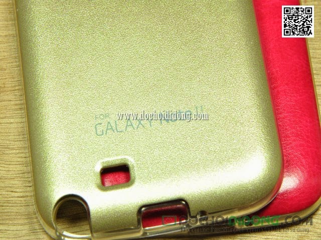 Ốp lưng Samsung Note 2 N7100 dẻo giả da 