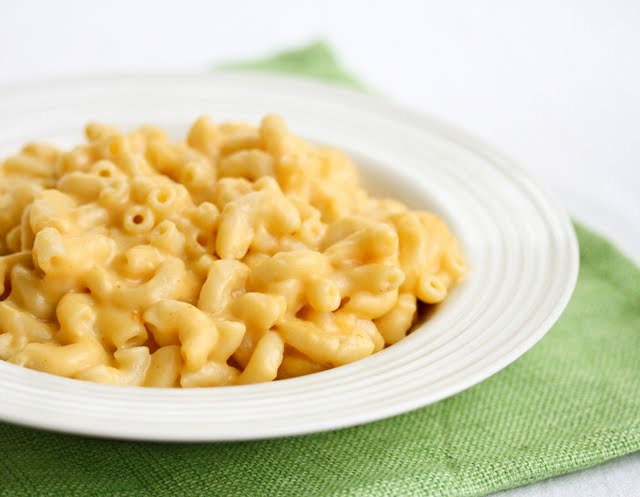close-up photo of a bowl of Macaroni and Cheese