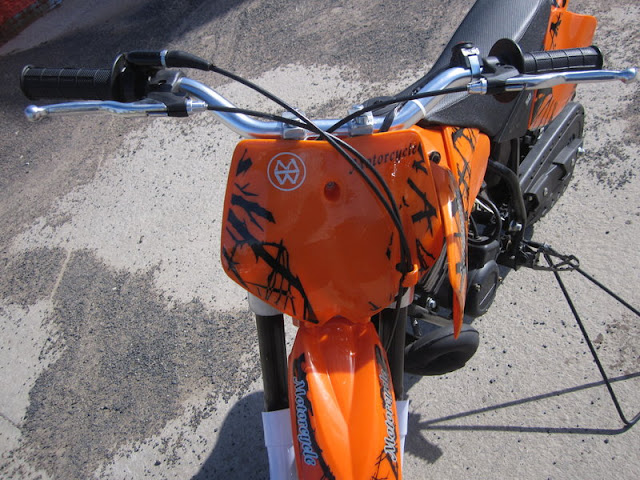 KTM Replica 2 Stroke 50cc Kids Mini Dirt Bike Front