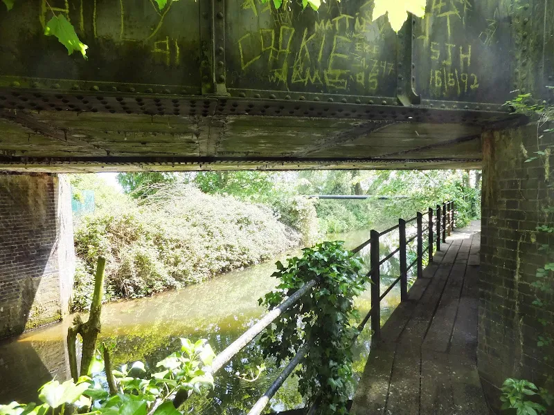Railway bridge close to West Winch