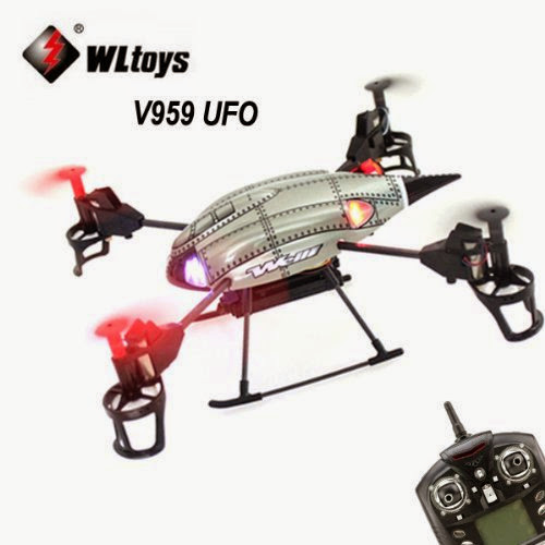 Super Cool Special Wltoys V959 Mini 4CH I/R RC Remote Control UFO Helicopter with Gyro Camero