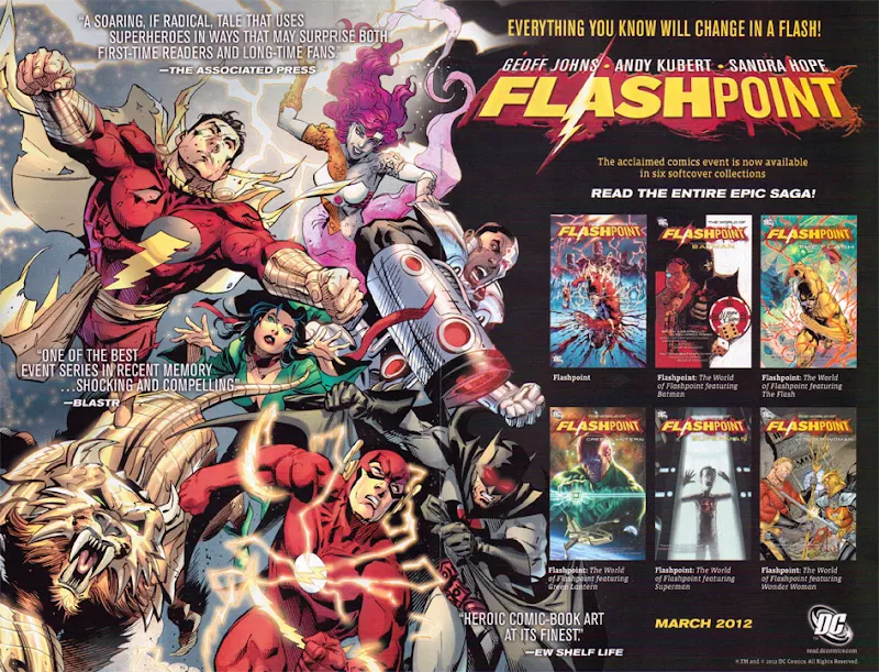 Corrected Flashpoint collections advertisement
