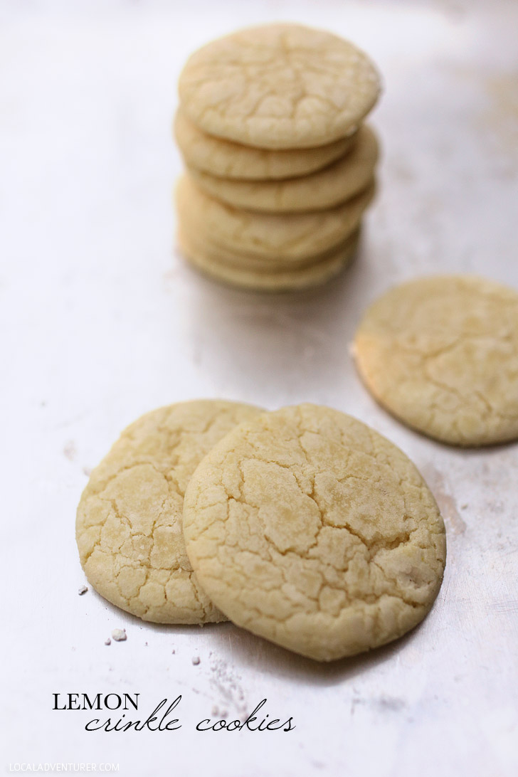 Award Winning Lemon Crinkle Cookies Recipe >> How to Make Homemade Cookies From Scratch.