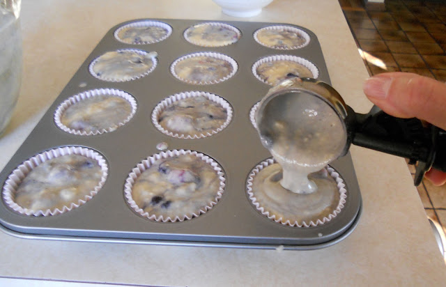 Use a Scoop to Make Muffins