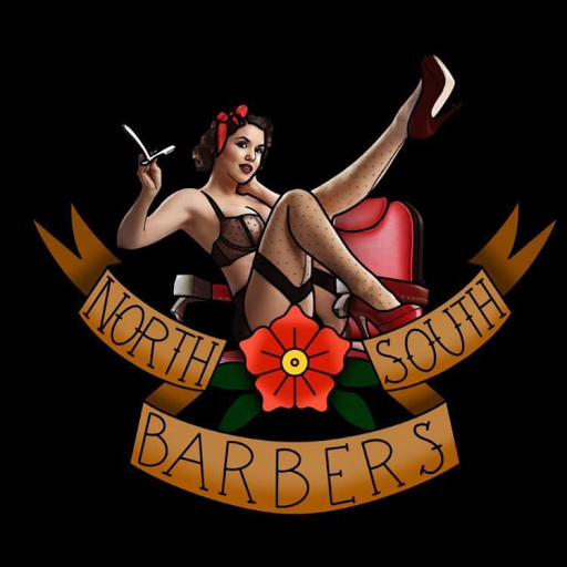 North & South Barbers logo