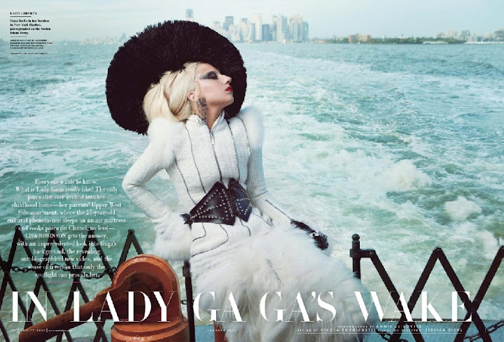 Lady Gaga se desnuda para Vanity Fair (enero 2012)
