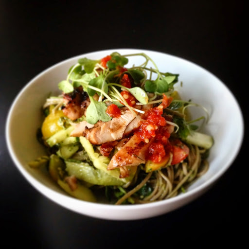 Thai basil sesame soba at San Street. From Ann Arbor: Best Places to Eat Like a Hipster
