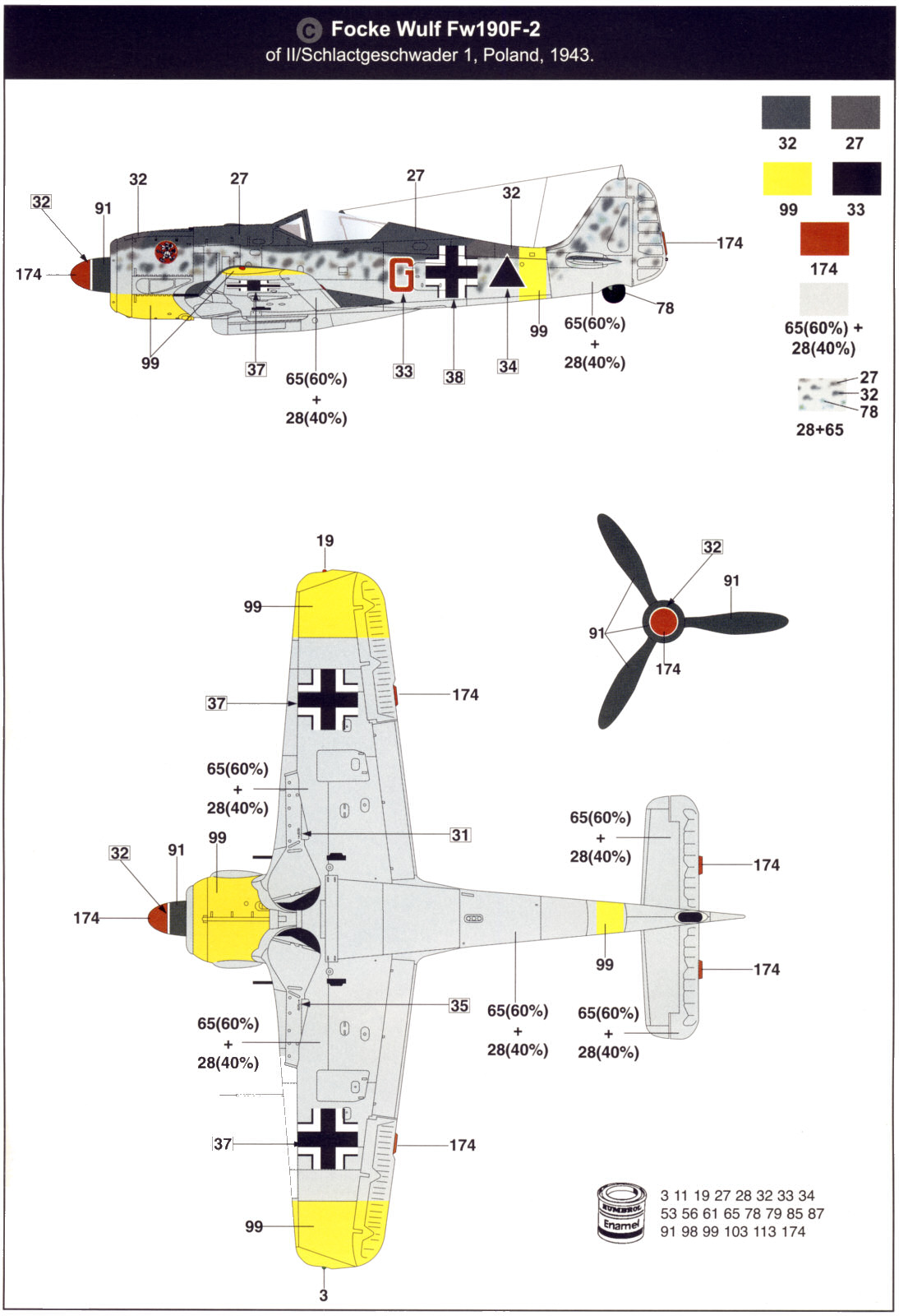 Airfix 1 24 Focke Wulf Fw 190 A 5 A 6 F 2 A16001 The Airfix