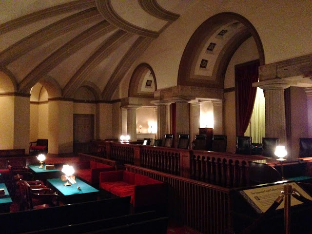The original Supreme Court Chamber. From Visiting Washington, DC: 8 Interesting Spaces in the Capitol Building 