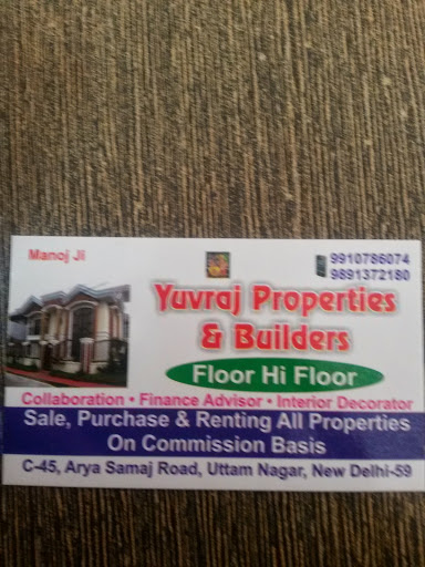 Yuvraj Properties, C-45, Arya Samaj Rd, Uttam Nagar, Delhi, 110059, India, Property_Consultant, state DL