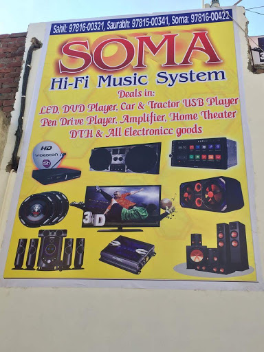 Soma Electronics, Nim Wali Gali, Civil Lines, Patel Nagar, Moga, Punjab 142001, India, Electronics_Accessories_Wholesaler, state PB