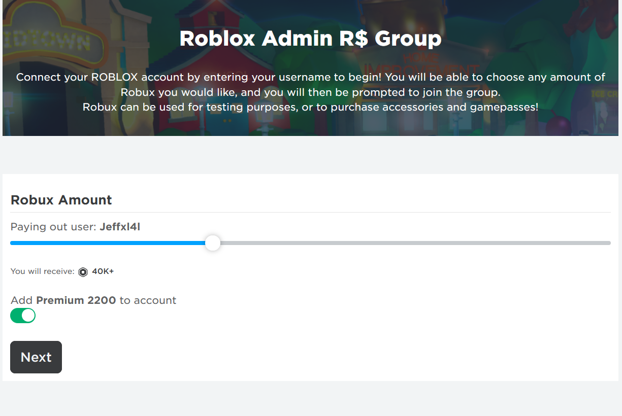 Free Robux Accounts Generator