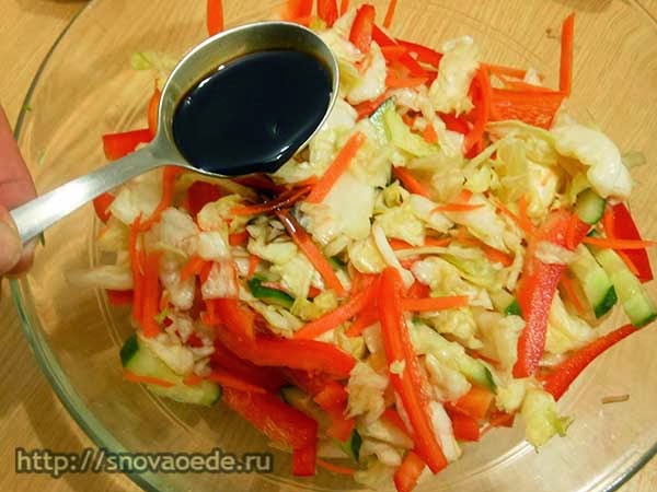 корейский салат из  капусты