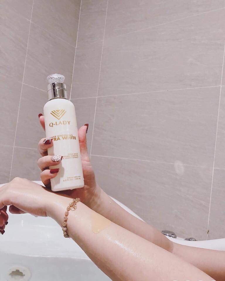 sữa tắm truyền trắng Q-lady Extra White Shower