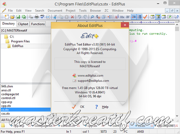 editplus registration key free download