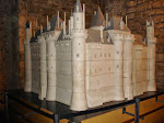a model of the Louvre castle wayyy back in the day