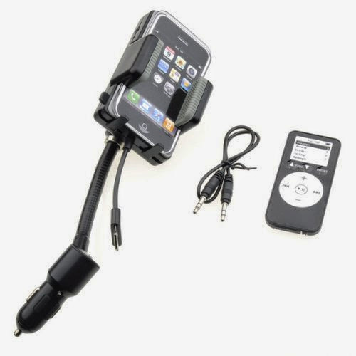  Universal All-in-1 FM Transmitter + Car Charger + Remote