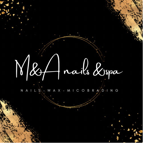 M&A nails and spa logo