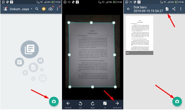 Cara Scan Dokumen Lewat Hp Android Menggunakan Aplikasi Camscanner - Gammafis Blog