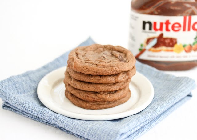 Double Nutella Chunk Cookies