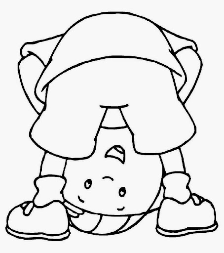 Calliou Coloring Pages