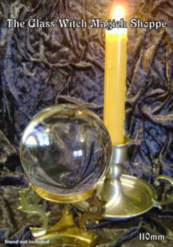 Wonderful 110Mm Clear Crystal Ball With Crystal Stand Dg 40 00