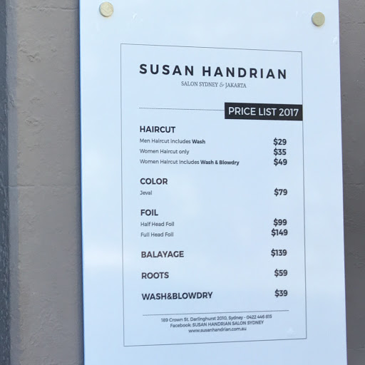 Susan Handrian Salon logo