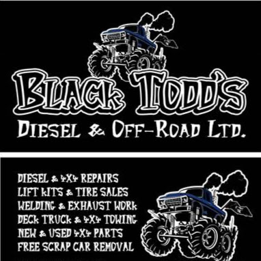 Black Todd's Diesel & Off-Road Ltd. logo