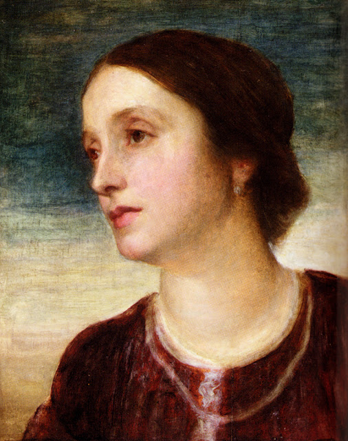 George Frederick Watts - Portrait Of The Countess Somers