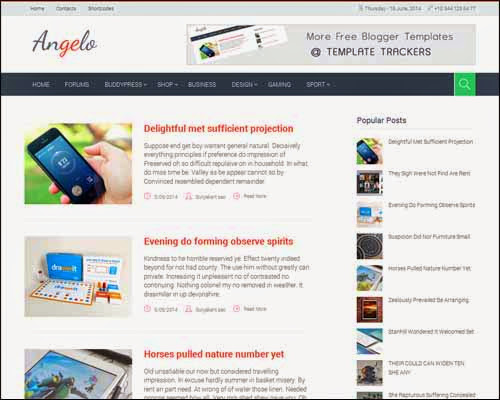 Angelo Free Blogger Template