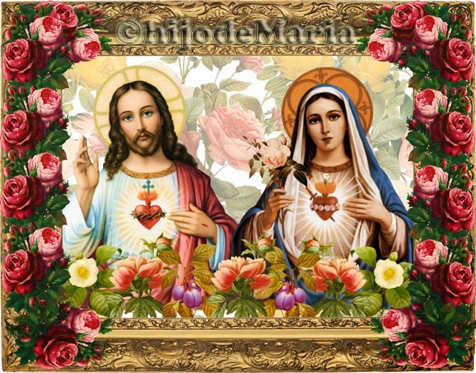 Sagrado Corazón de Jesús ¡En tí confío! Inmaculado Corazón de María ¡Sé la salvación del alma mía!