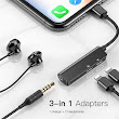 Bộ chuyển cổng Lightning sang Dual Lightning + Audio AUX 3.5mm Baseus L52 cho iPhone/ iPad