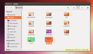 anteprime dei file XCF in Nautilus su Ubuntu 13.04