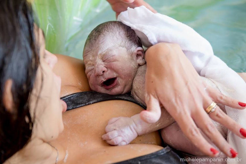 Amazing: Mom, Baby and Placenta