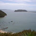 Pittwater from a clearing above Mackerel Beach (29897)