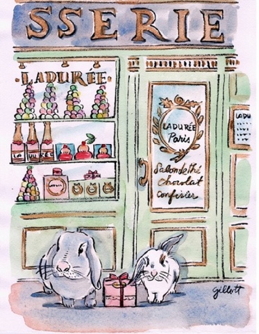 paris breakfasts: Poules et Lapins - Paris