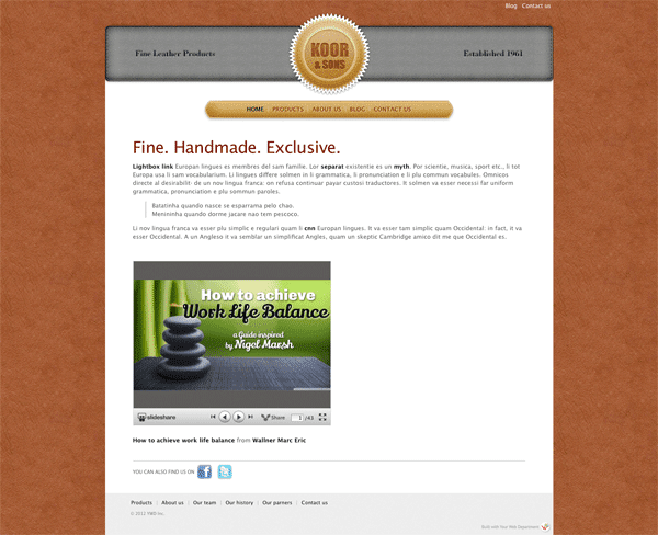 SlideShare example