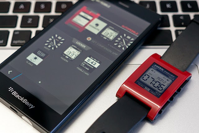 Cách sử dụng đồng hồ thông minh Pebble với điện thoại BlackBerry 10 Pebble_BlackBerry_10.