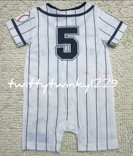 Baby Boys Sporty Baseball Romper Bodysuit Outfit 3 6M 6 12M 12 18M