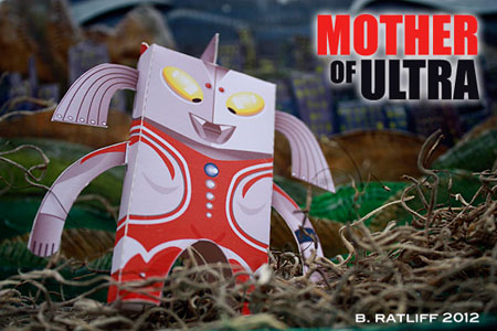 Mother of Ultra Paper Toy