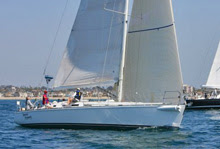 J/160 sailing Newport Cabo Race